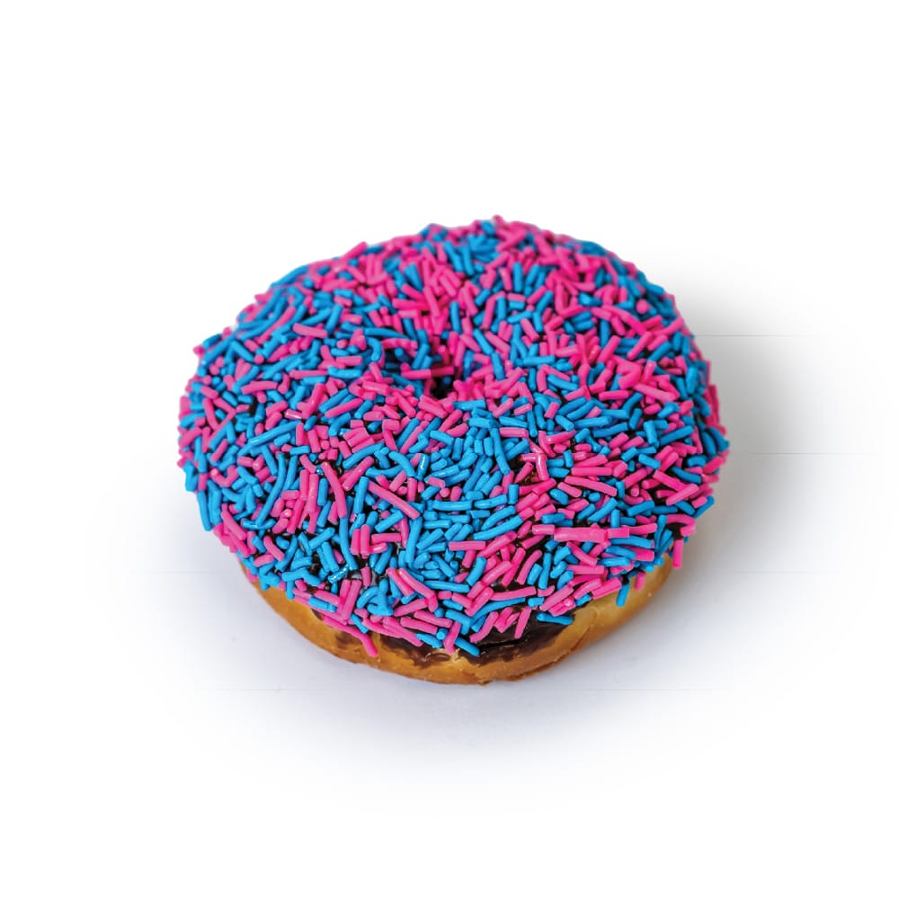 Raised-Chocolate-Frosted-&-Sprinkle raised chocolate frosted & sprinkle