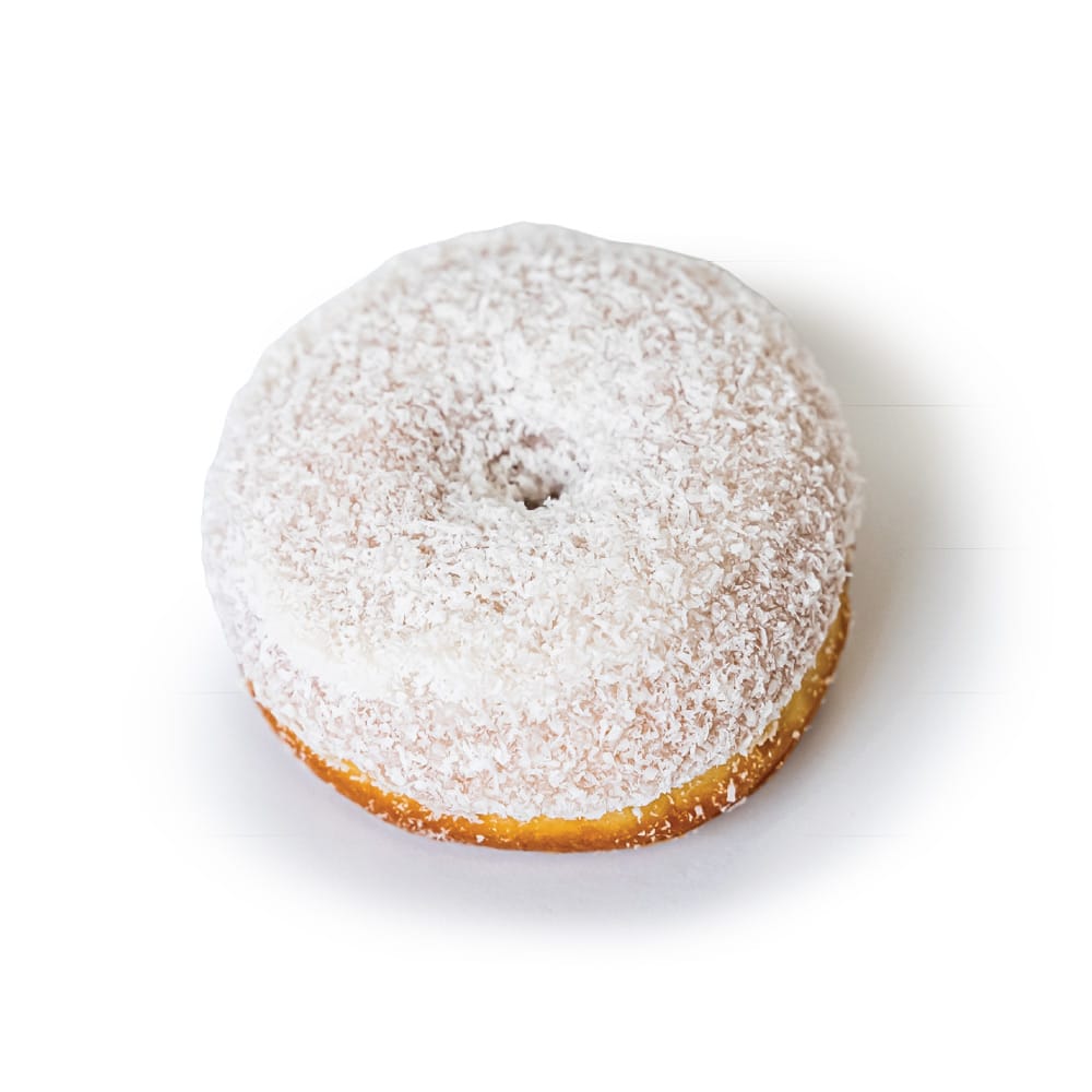 Raised-Vanilla-Frosted-&-Coconut raised vanilla frosted & coconut